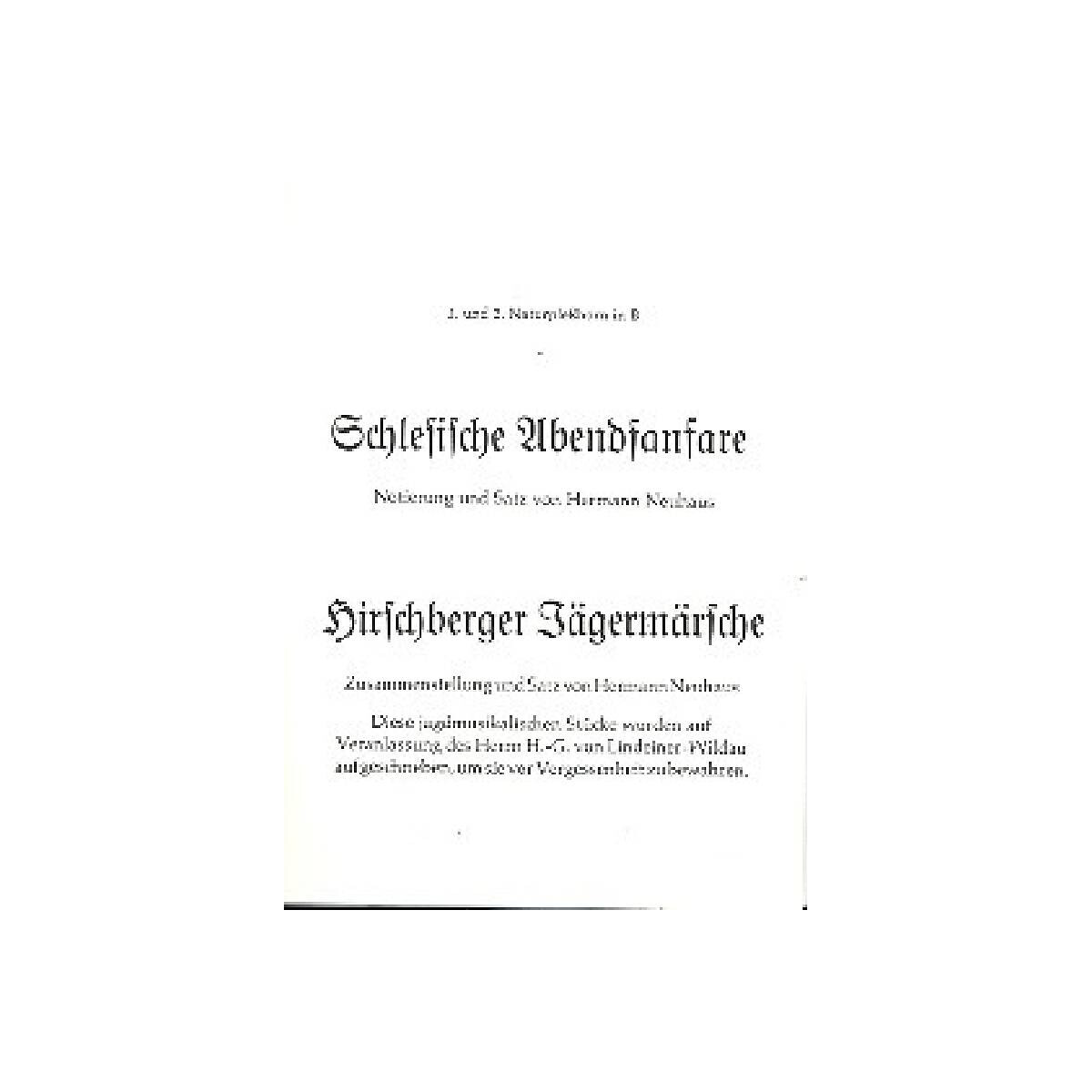 Schlesische Abendfanfare  und box