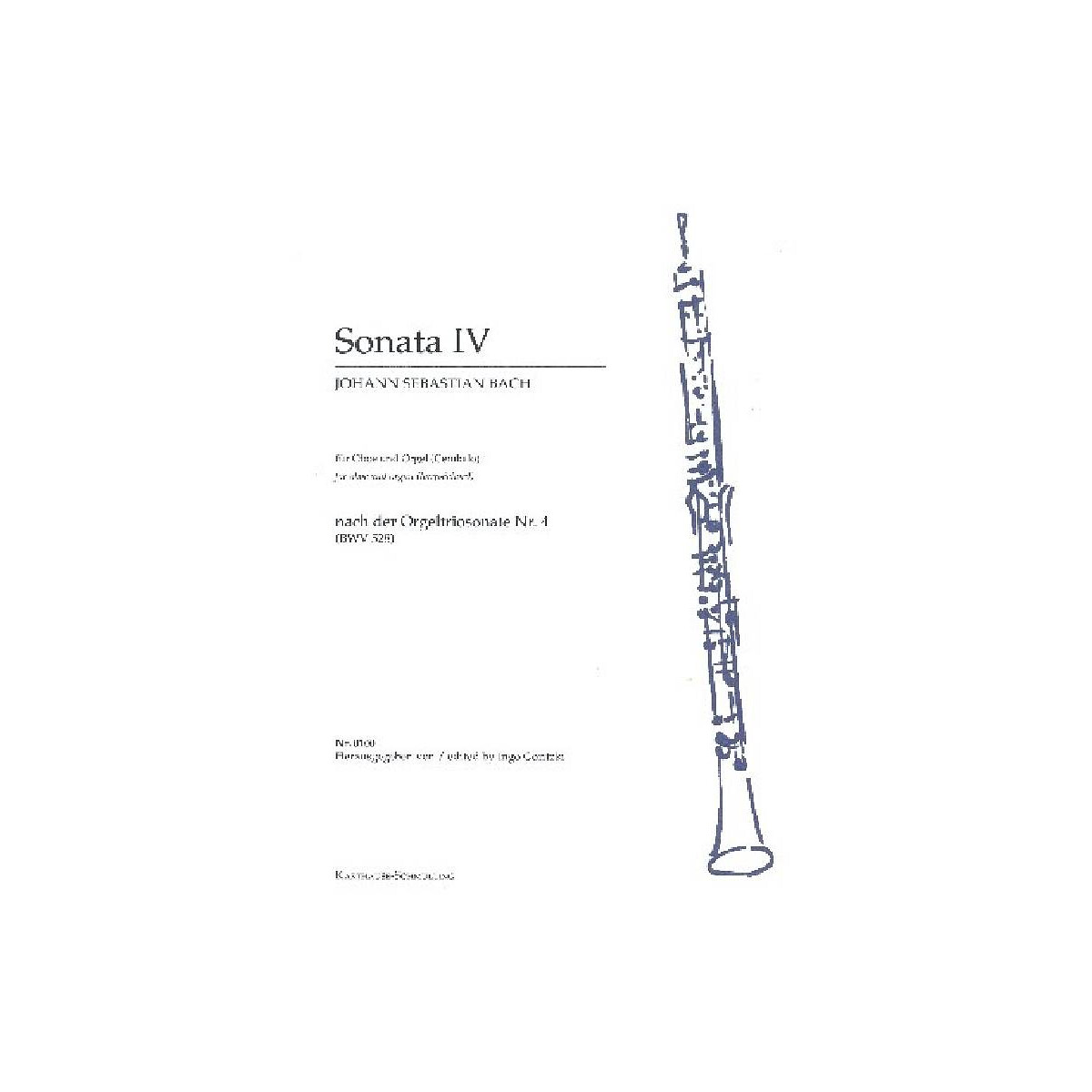 Sonate Nr.4 nach der Orgeltriosonate BWV box
