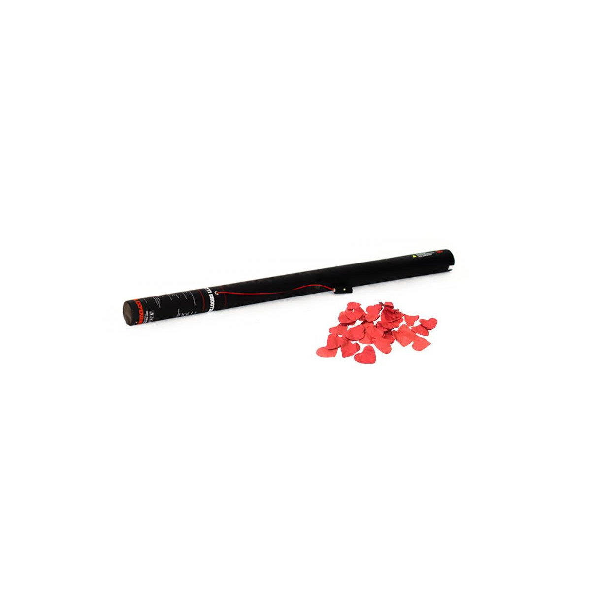 TCM Fx confetti charge electric 80cm, red hearts