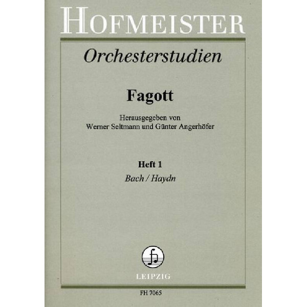Orchesterstudien Fagott Band 1