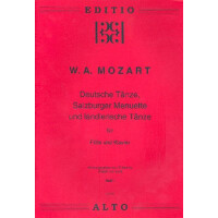 Deutsche Tänze, Salzburger Menuette und ländlerische Tänze Band 1