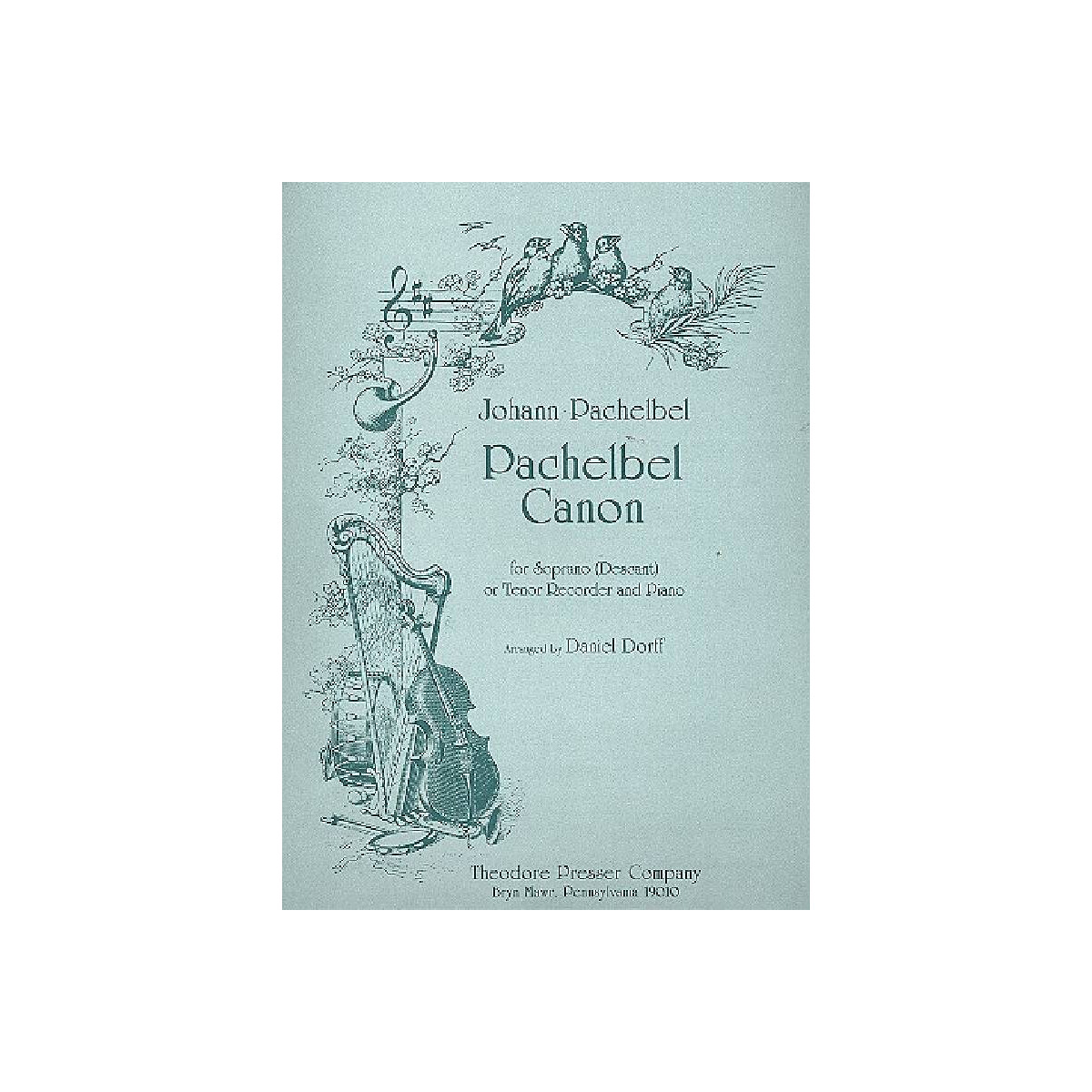 Canon for soprano or tenor (descant) box