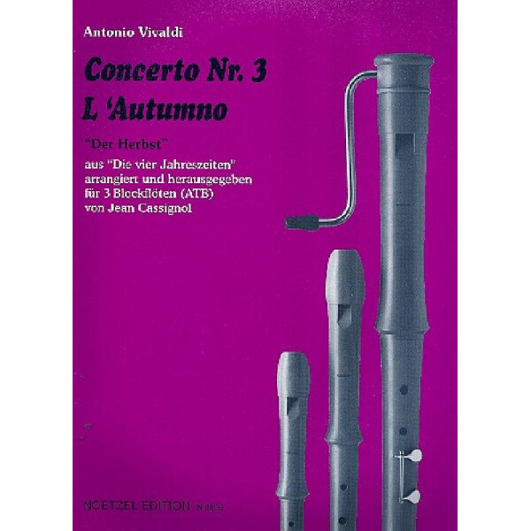 Concerto Nr.3 aus Die vier Jahreszeiten