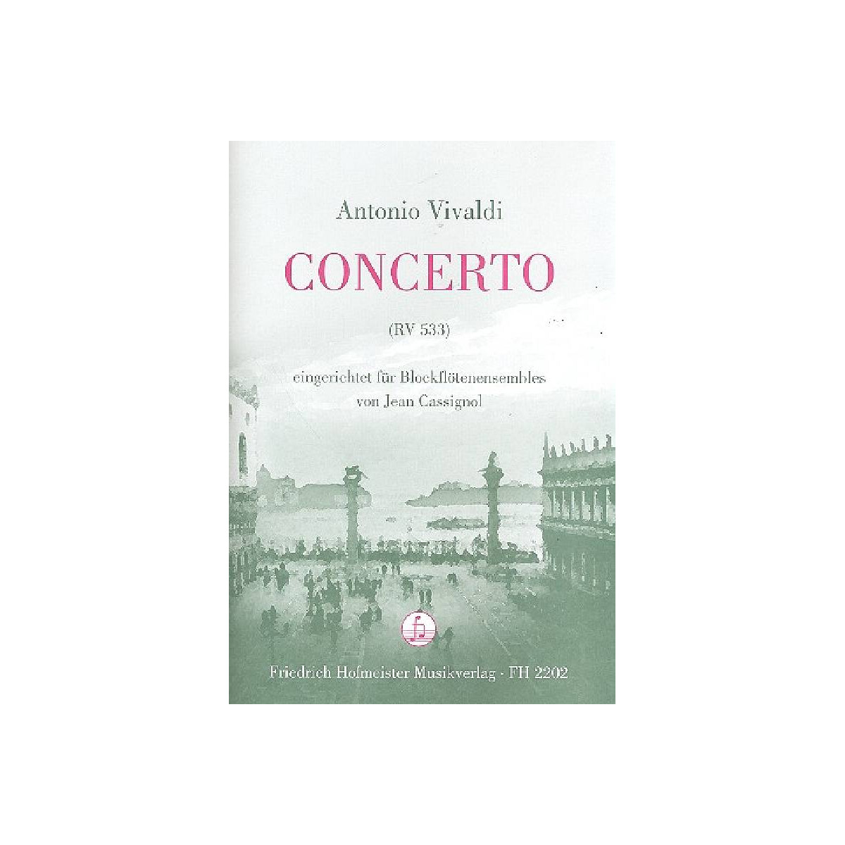 Konzert F-Dur RV533 f&uuml;r 3-6 Blockfl&ouml;ten