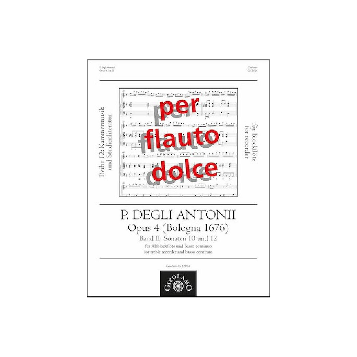 Sonaten op.4 Band 2 (Nr.10 und 12) box