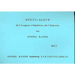 Duett-Album Band 2 f&uuml;r 2 Trompeten