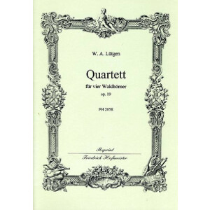 Quartett op.19 für 4 Waldhörner