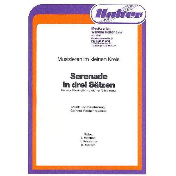 Serenade in 3 Sätzen für