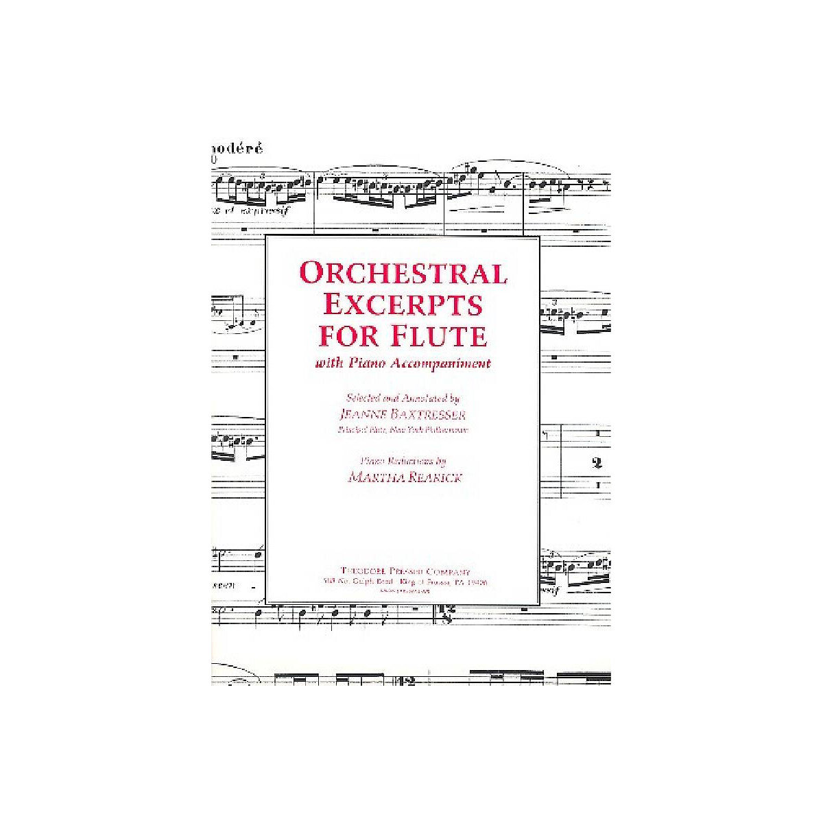 Orchestral Excerpts for flute with box
