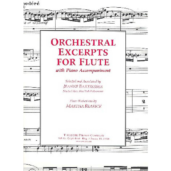 Orchestral Excerpts for flute with