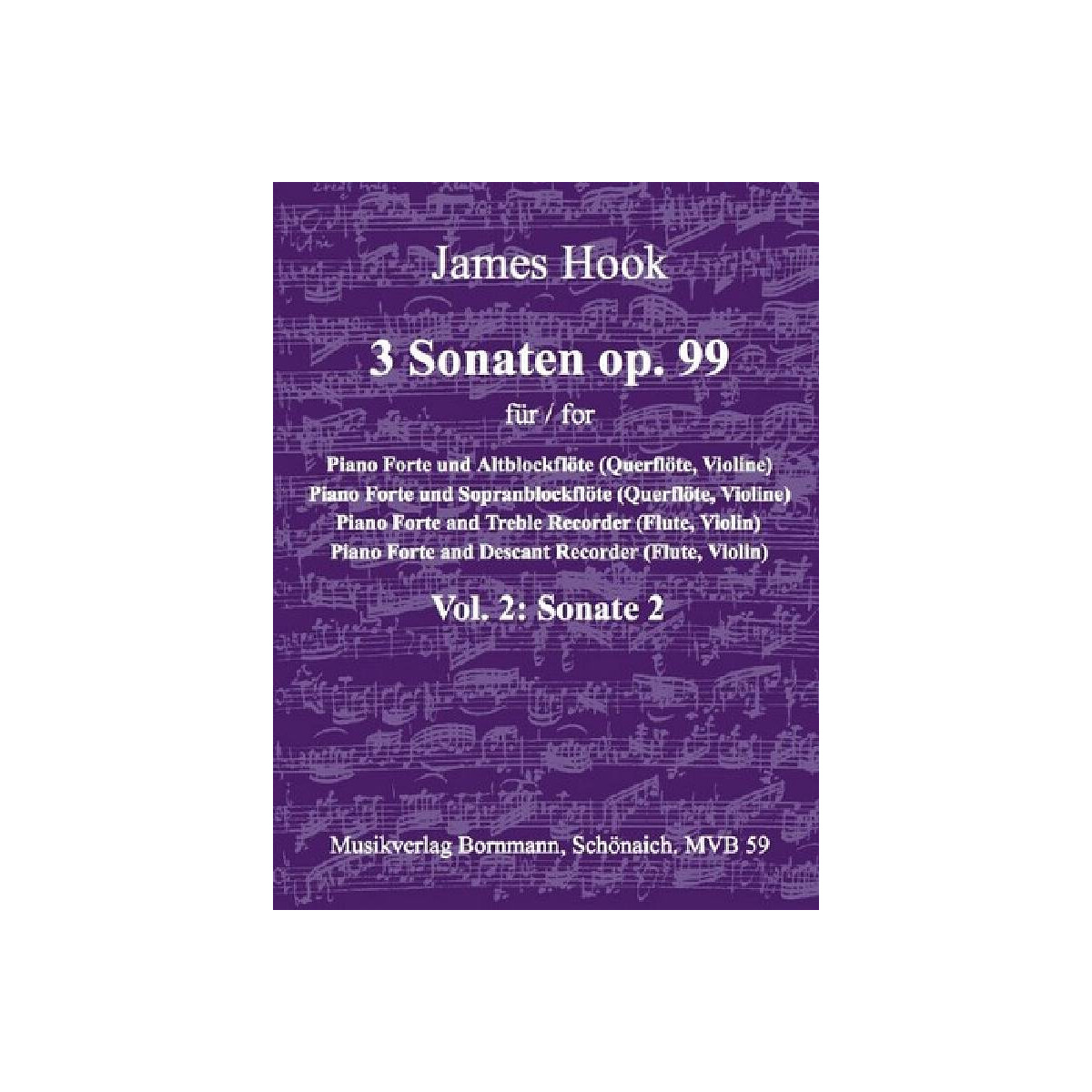 Sonate op.99,2 für Alt- oder box