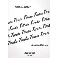 Tirata für Altblockflöte