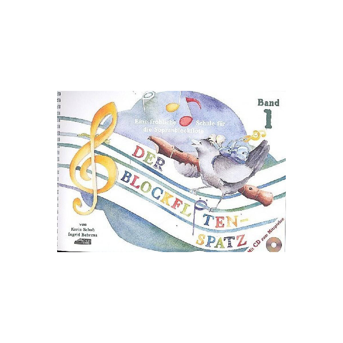 Der Blockflötenspatz Band 1 (+CD) box