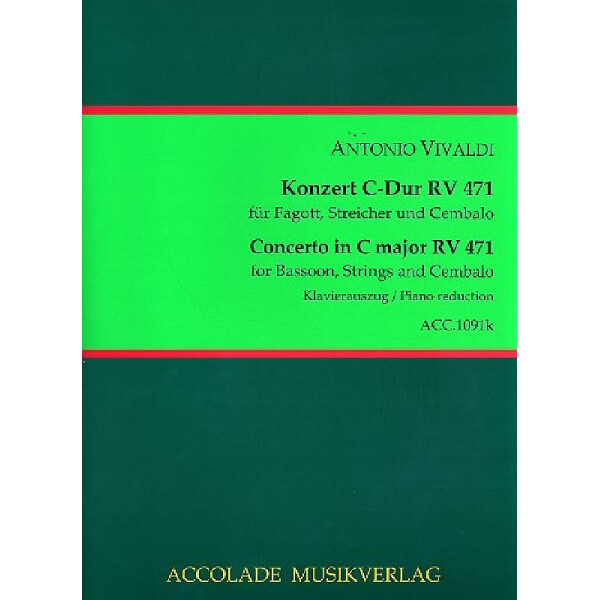 Konzert C-Dur RV471 für Fagott, Streicher