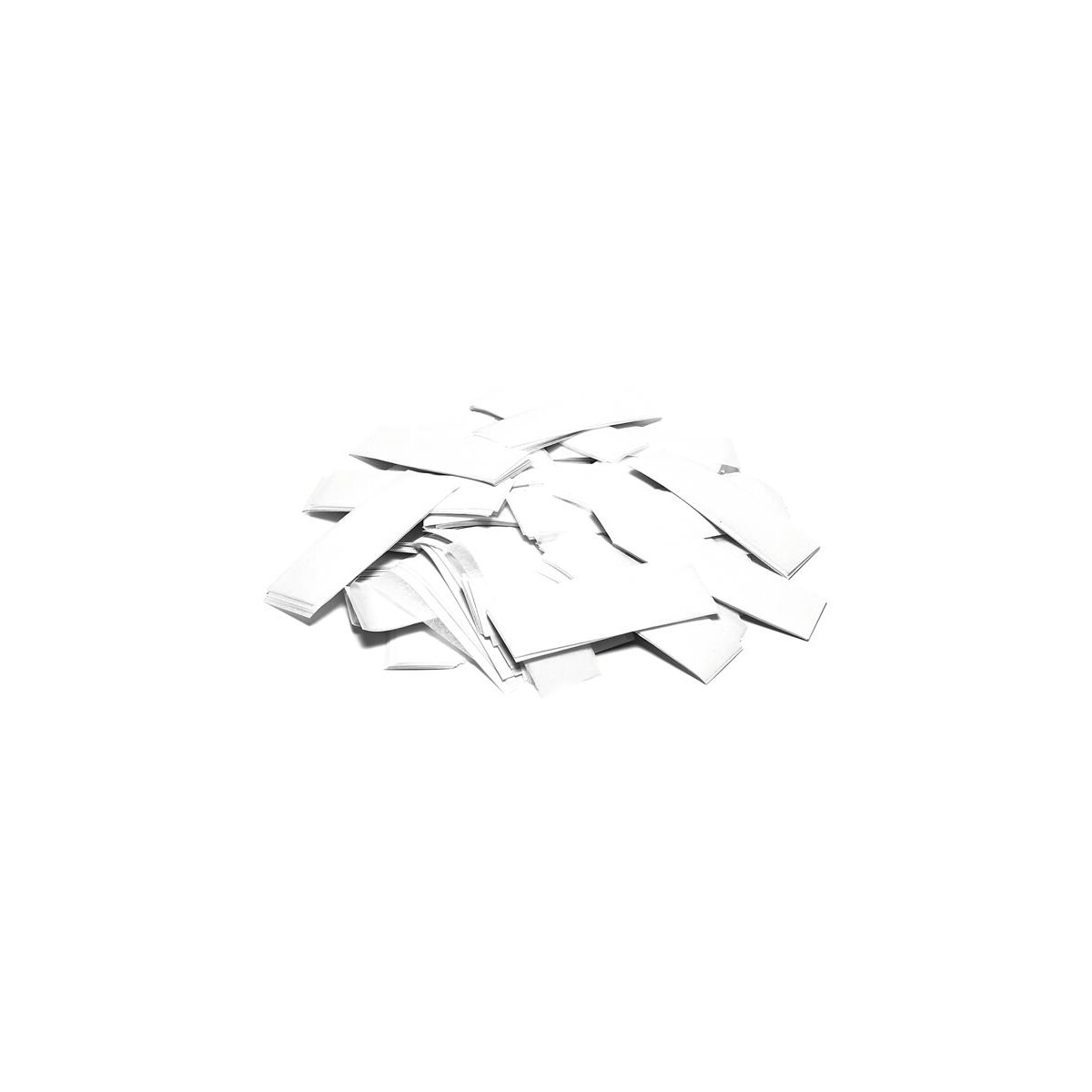 TCM Fx Slowfall confetti rectangular 55x18mm, white, 1kg