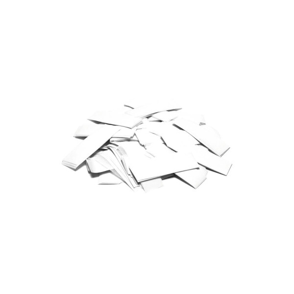 TCM Fx Slowfall confetti rectangular 55x18mm, white, 1kg