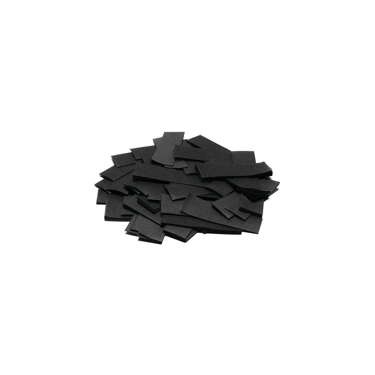 TCM Fx Slowfall confetti rectangular 55x18mm, black, 1kg