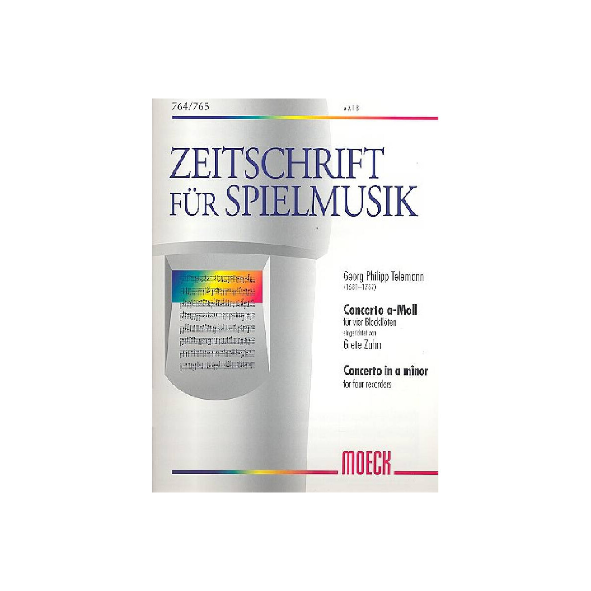 Concerto a-Moll für 4 Blockflö box