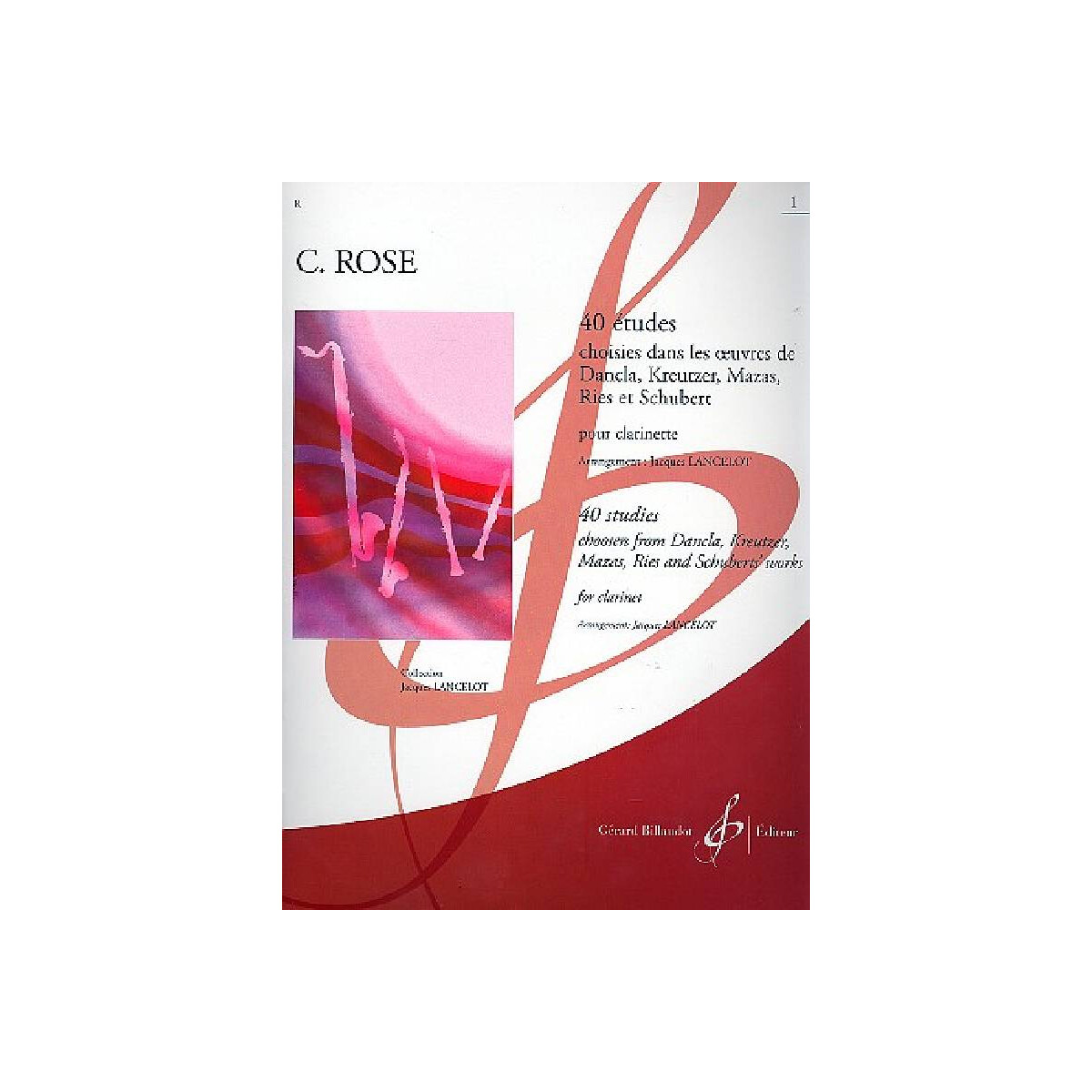 40 etudes vol.1 (nos.1-20) pour clarinette