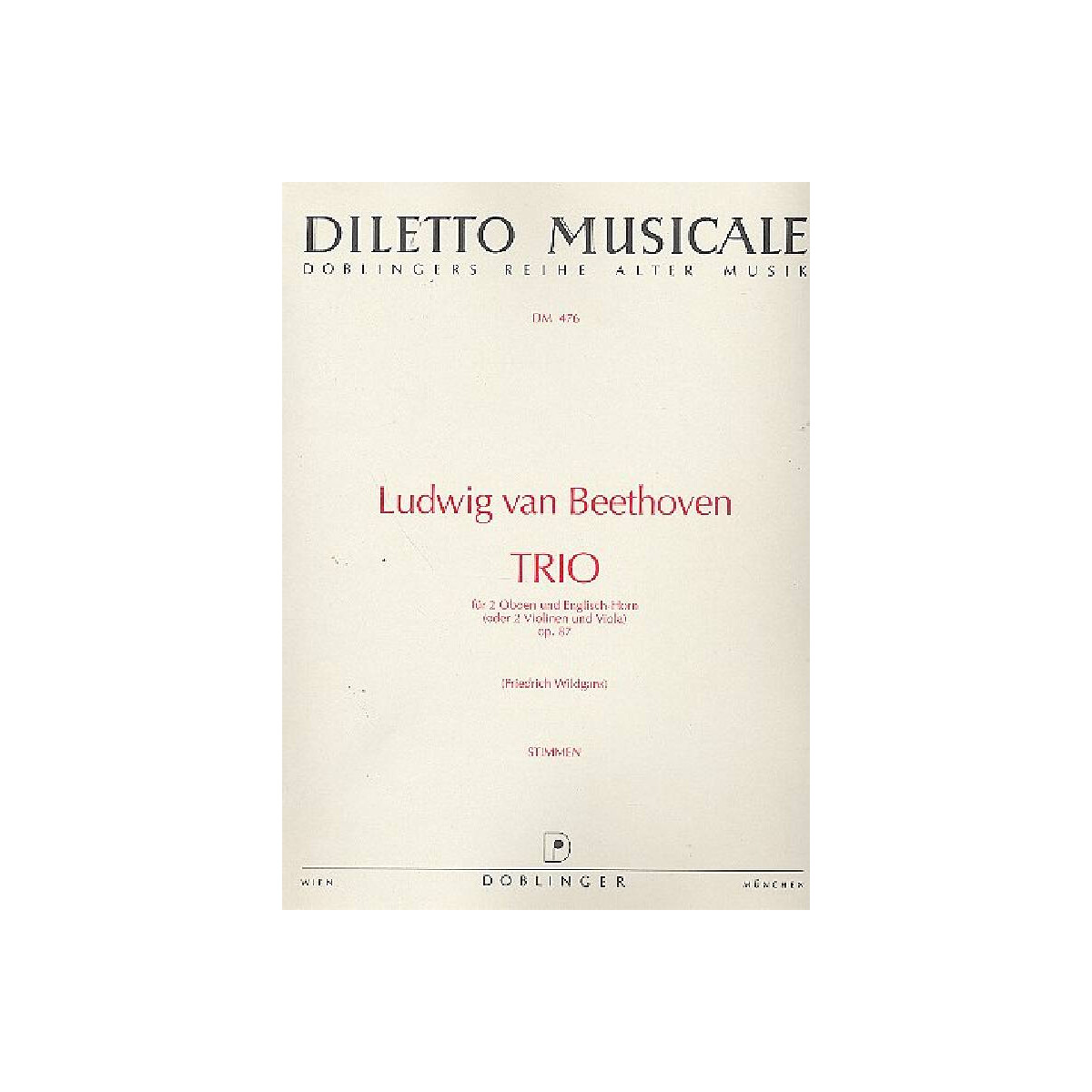 Trio op.87 für 2 Oboen box