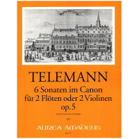 6 Sonaten im Canon op.5