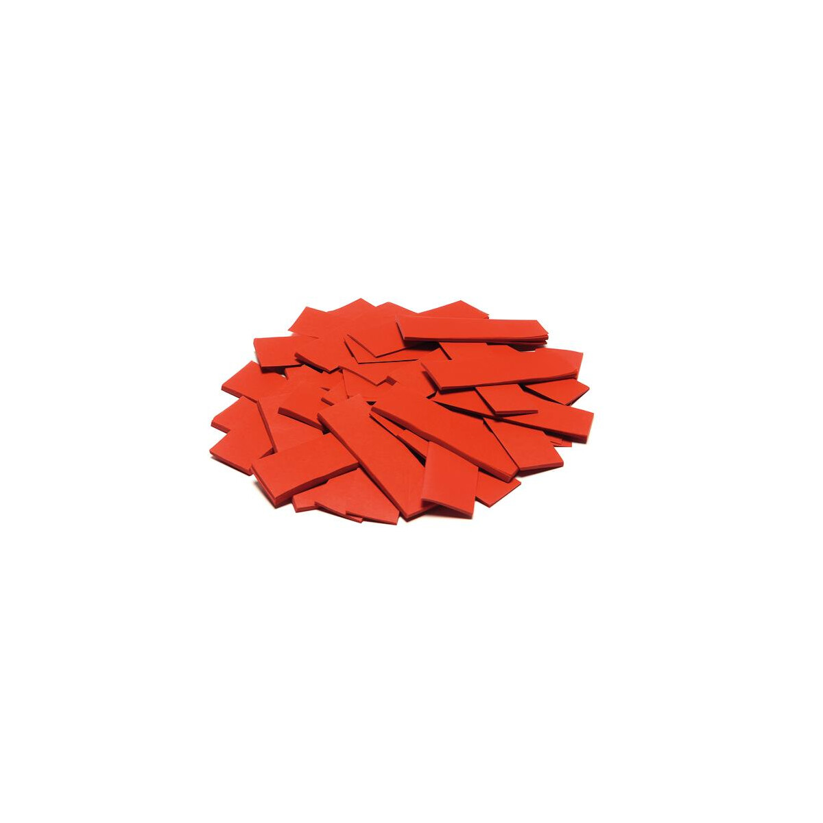 TCM Fx Slowfall confetti rectangular 55x18mm, red, 1kg