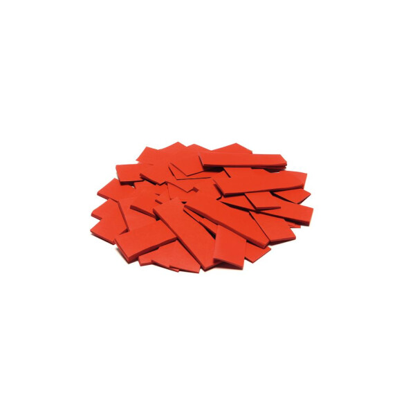 TCM Fx Slowfall confetti rectangular 55x18mm, red, 1kg