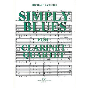 Simply Blues for 4 clarinets