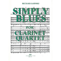 Simply Blues for 4 clarinets