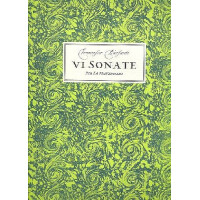 6 Sonate op.2 per la flauto traversiera col basso