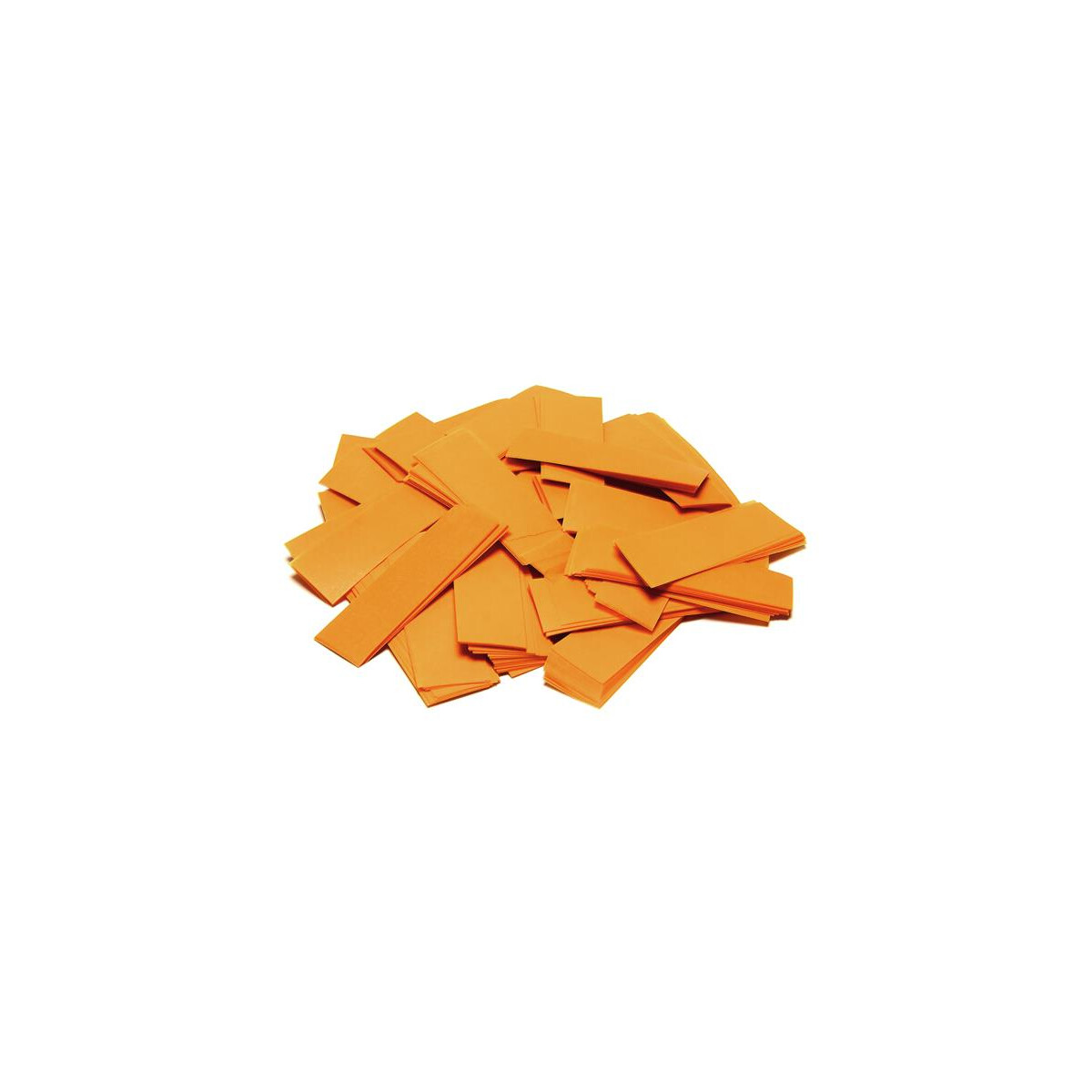TCM Fx Slowfall confetti rectangular 55x18mm, orange, 1kg