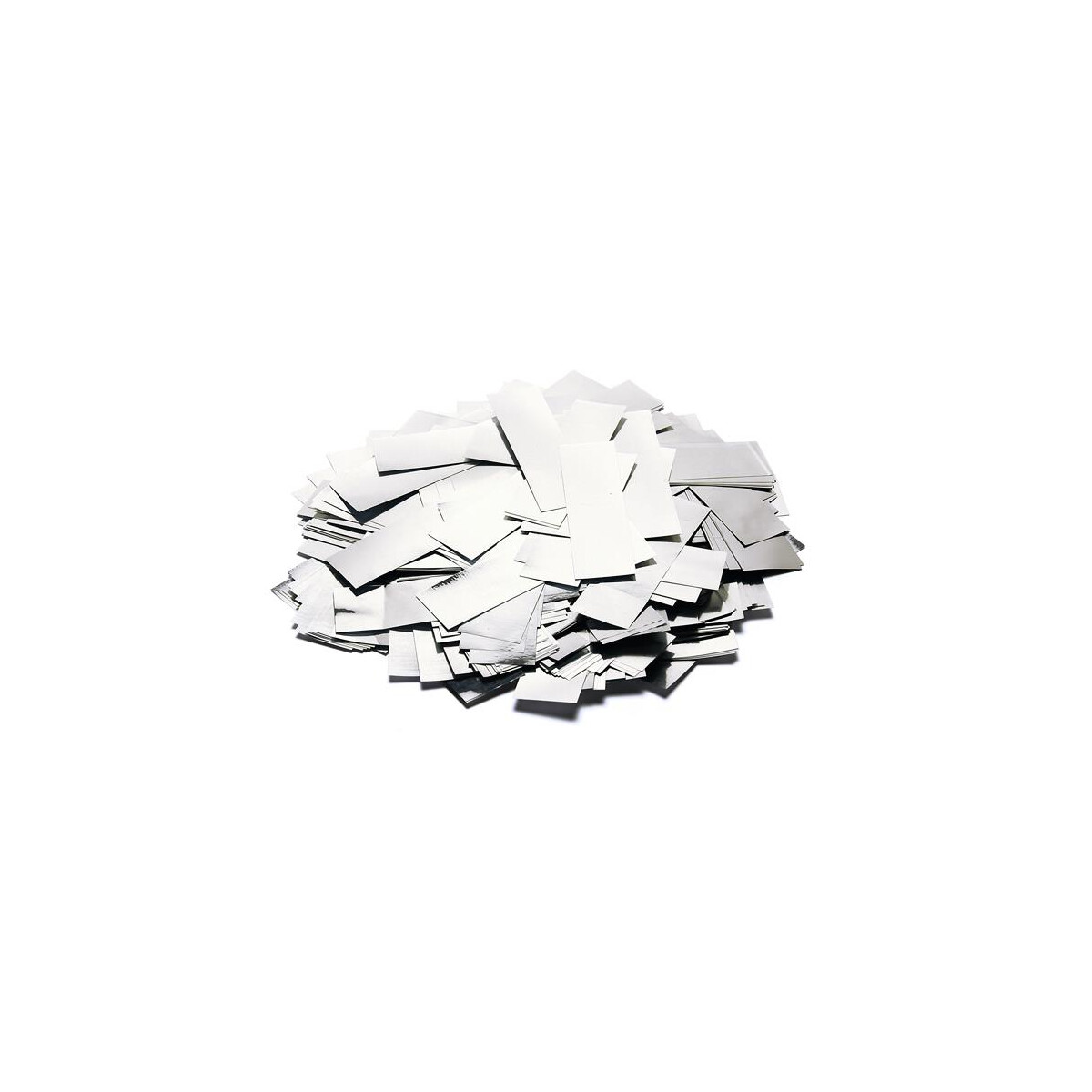 TCM Fx Metallic Konfetti rechteckig 55x18mm, silber, 1kg