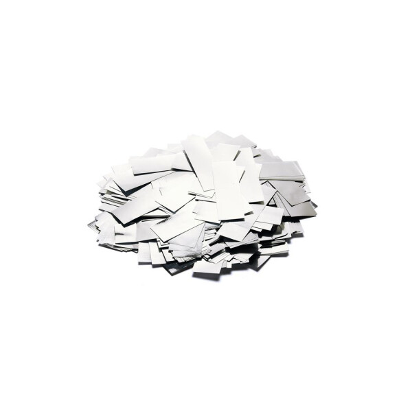 TCM Fx Metallic Konfetti rechteckig 55x18mm, silber, 1kg