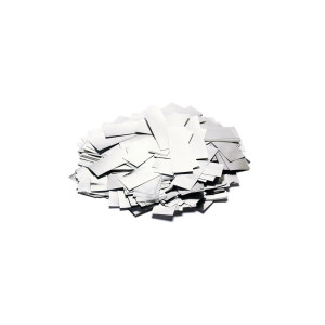 TCM Fx Metallic Konfetti rechteckig 55x18mm, silber, 1kg