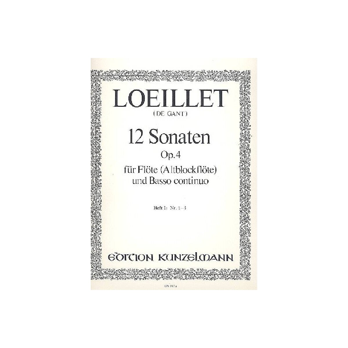 12 Sonaten op.4 Band 1 (Nr.1-3) box