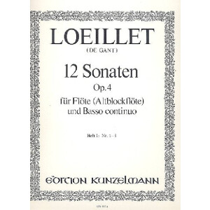 12 Sonaten op.4 Band 1 (Nr.1-3)