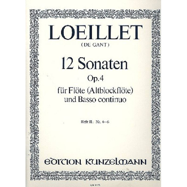 12 Sonaten op.4 Band 2 (Nr.4-6)