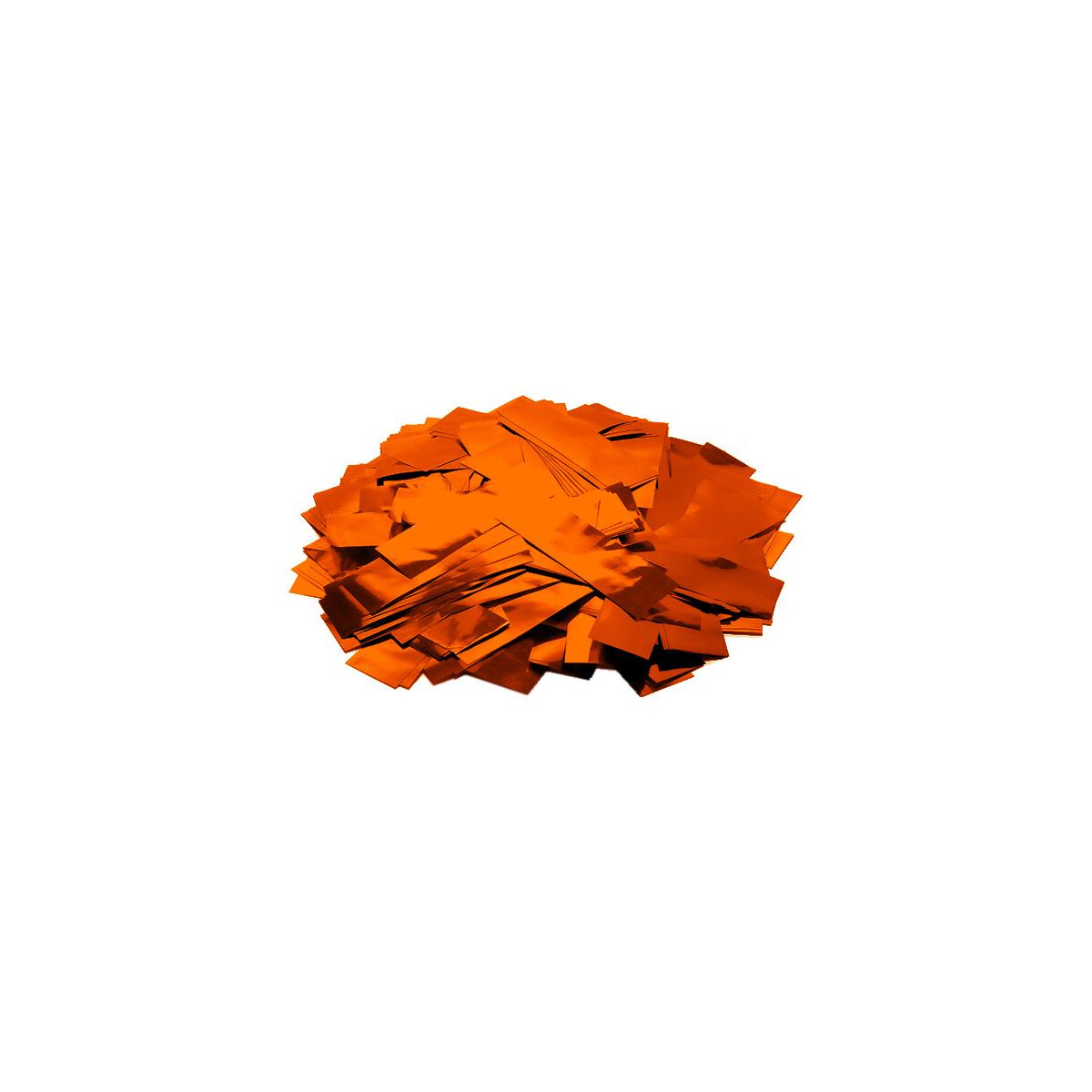 TCM Fx Metallic Konfetti rechteckig 55x18mm, orange, 1kg