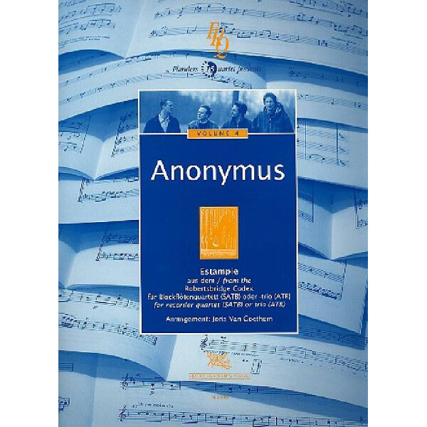 Estampie for 4 recorders (SATB)