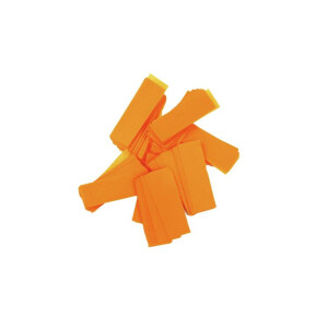 TCM Fx Slowfall confetti rectangular 55x18mm, neon orange, UV-active, 1kg