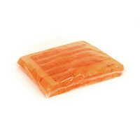 TCM Fx Slowfall confetti rectangular 55x18mm, neon orange, UV-active, 1kg
