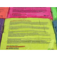 TCM Fx Slowfall confetti rectangular 55x18mm, neon green, UV-active, 1kg