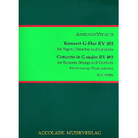 Konzert G-Dur RV493 für Fagott, Streicher und Bc