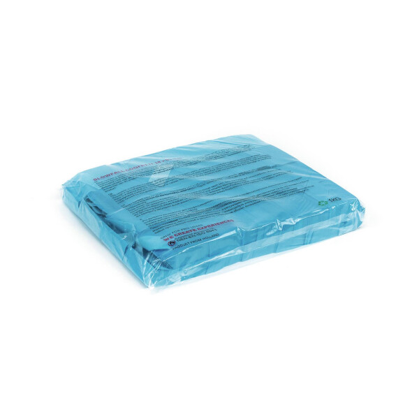 TCM Fx Slowfall Konfetti rechteckig 55x18mm, neonblau, UV-aktiv, 1kg