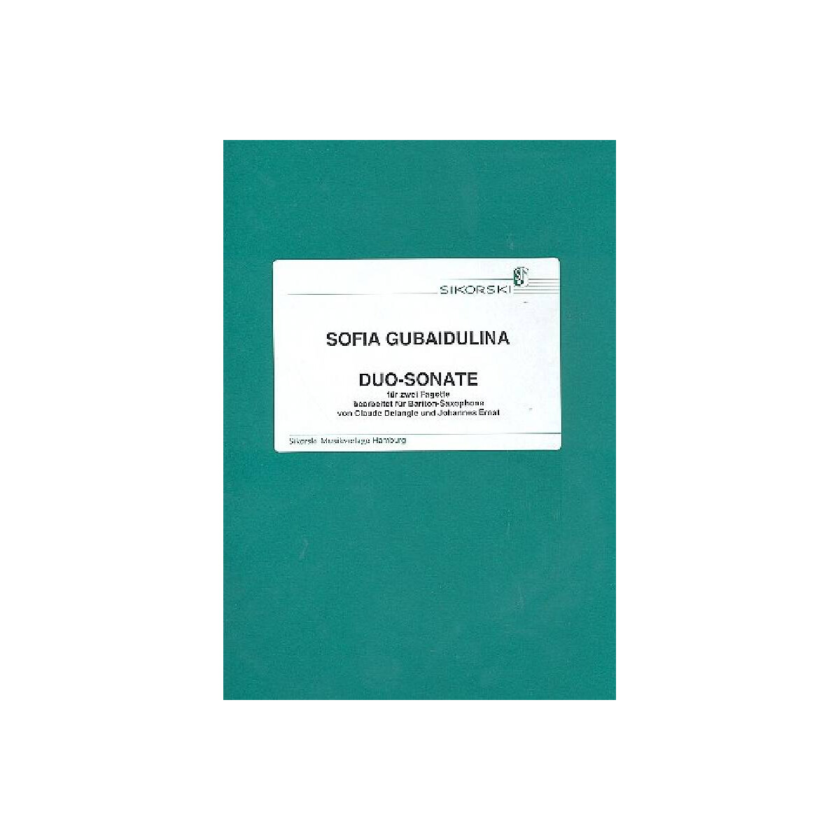Duo-Sonate für 2 Baritonsaxophone box