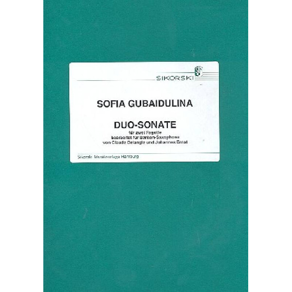 Duo-Sonate für 2 Baritonsaxophone