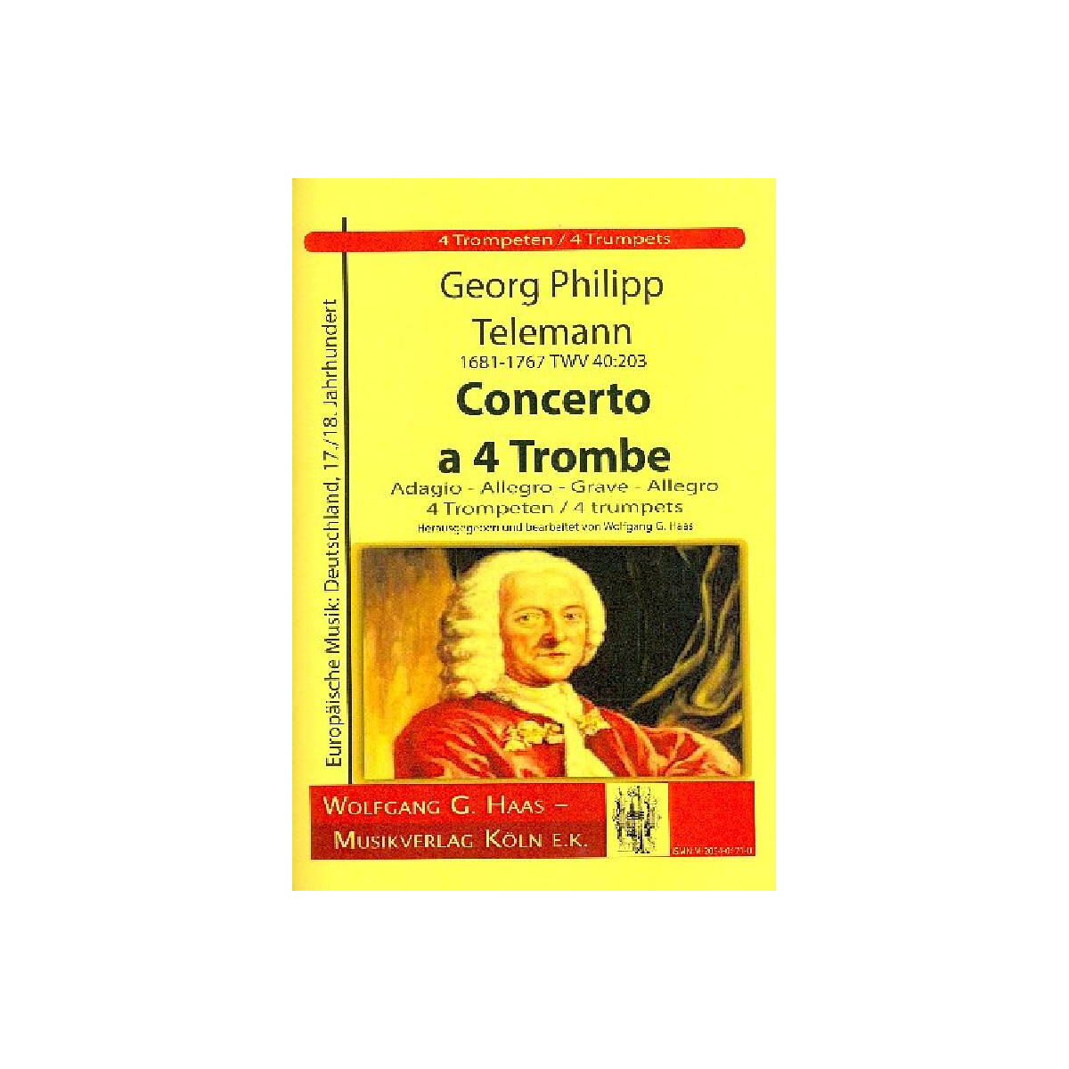 Concerto à 4 trombe TWV40:203