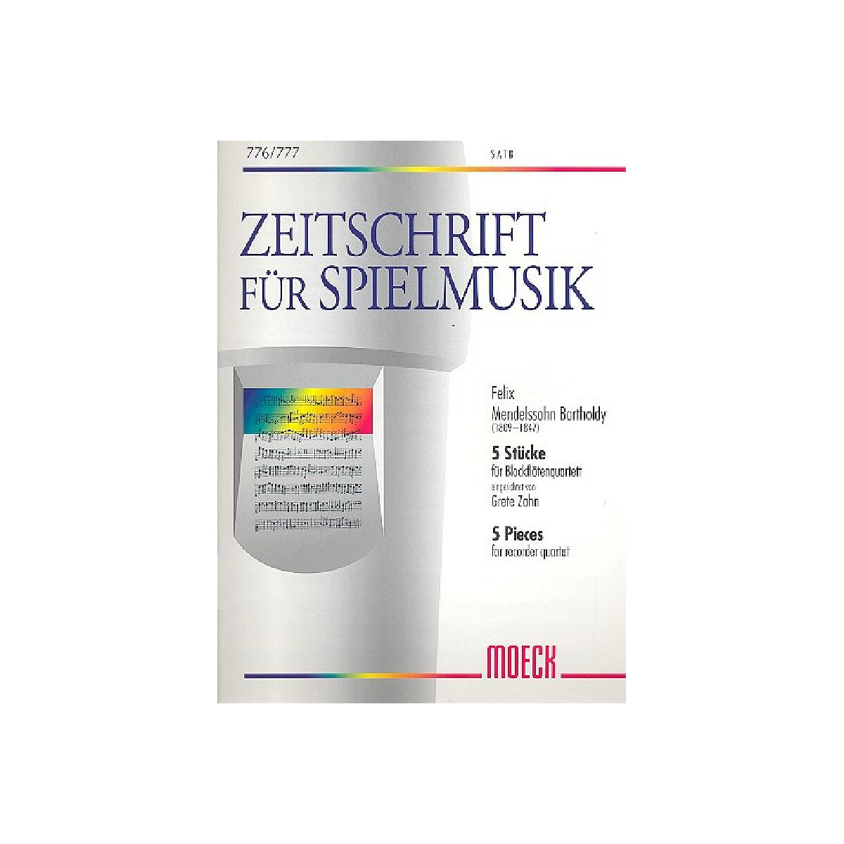 5 Stücke für 4 Blockflöte box