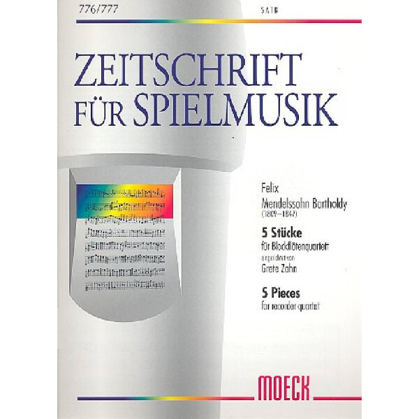 5 Stücke für 4 Blockflöten