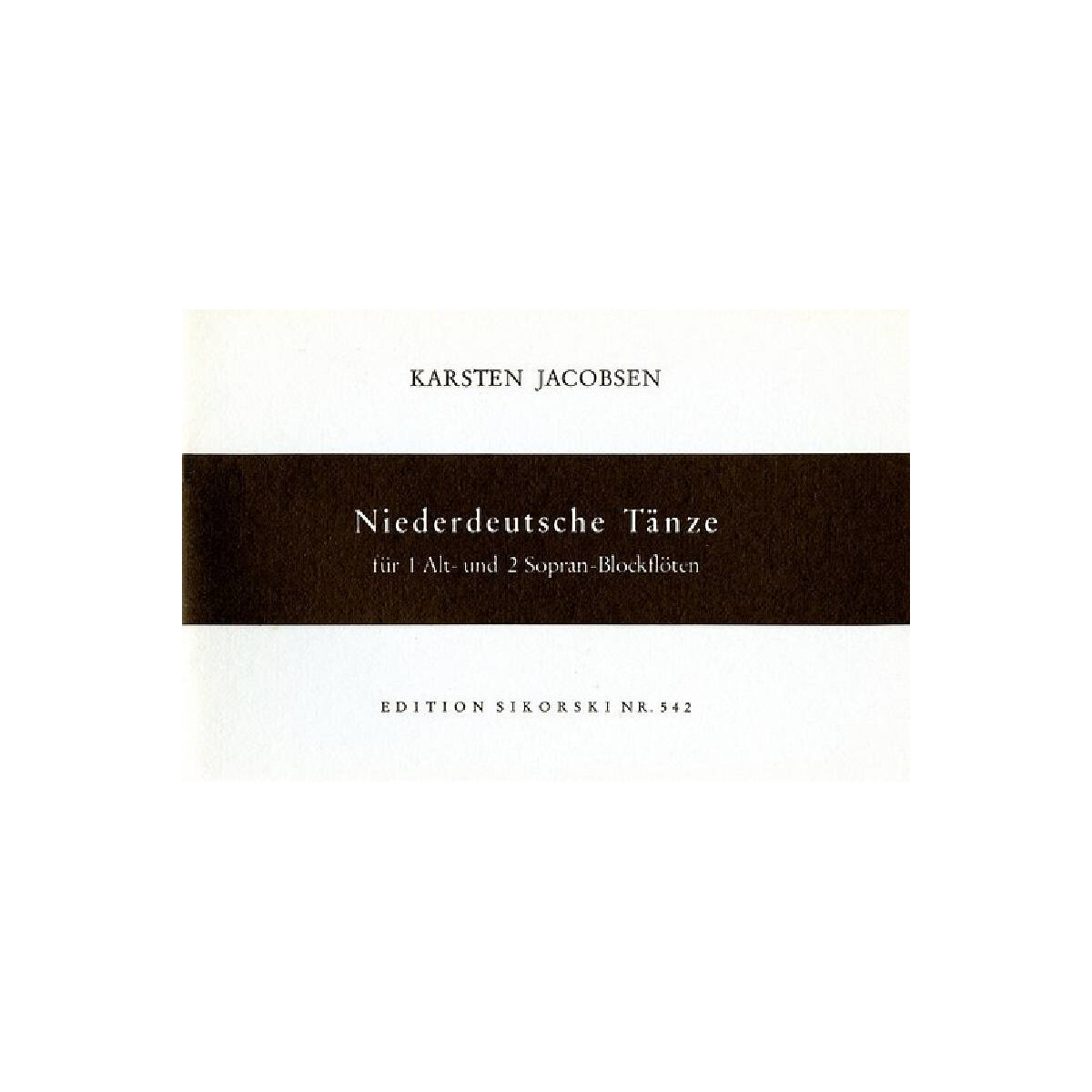 Niederdeutsche Tänze für 3 Blo box